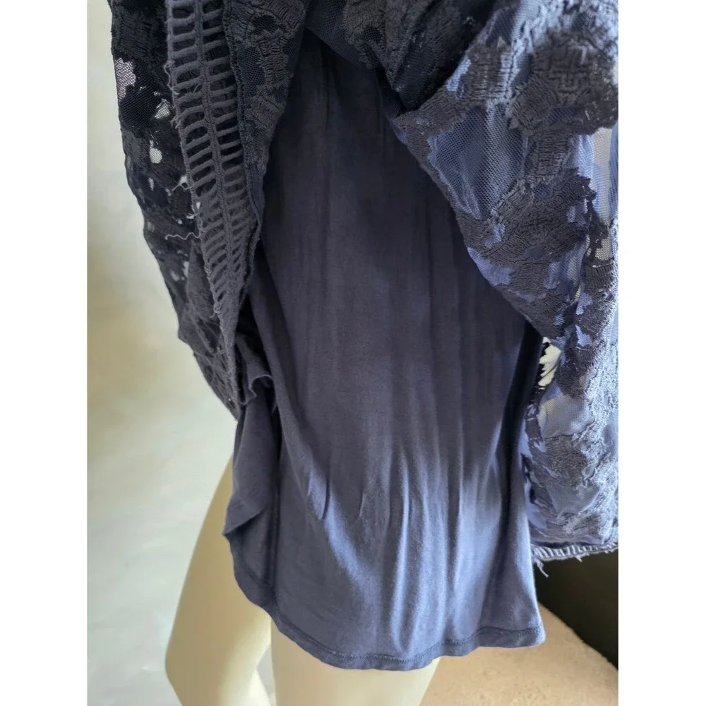 Sundance True Essence sleeveless Lace Floral Square Neck Sz 8